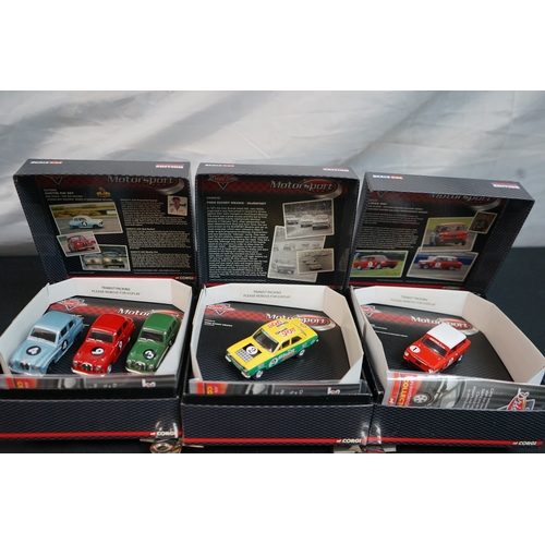 40 - 3 Corgi Drivetime Motorsport Diecast Cars Boxed