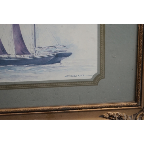 400 - framed Sailing boat print by Joel Kirk