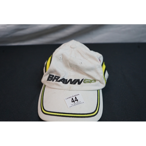 44 - Forumla One Interest:Brawn GP Jenson Button Cap