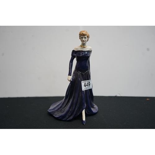 449 - Royal Doulton Diana Figurine limited edition.