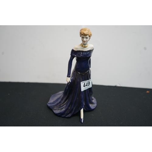 449 - Royal Doulton Diana Figurine limited edition.