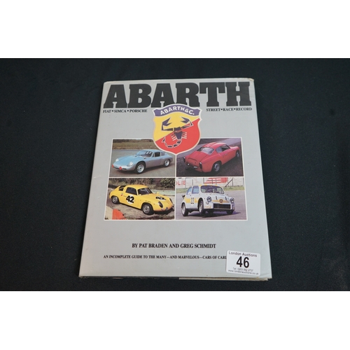 46 - Rare Abarth Cars Book-Editorial Copy by Pat Braden & Greg Scmidt