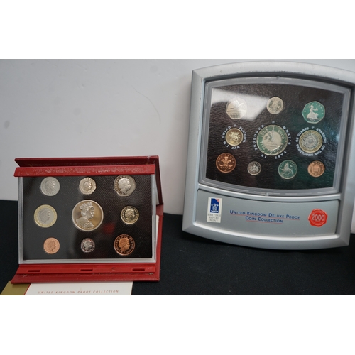 464 - Collection of 5 UK Proof Coin Sets 1penny to £5 coin in each