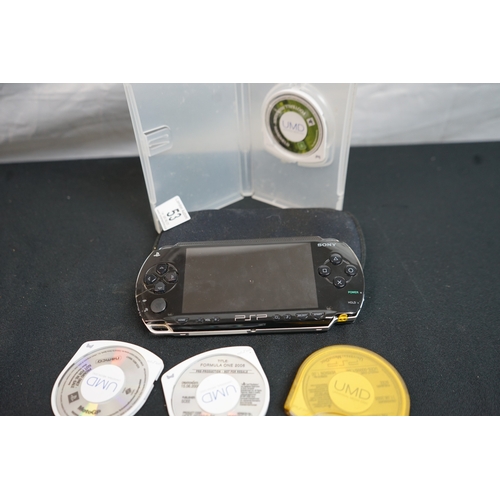 53 - Sony PSP With Various Games