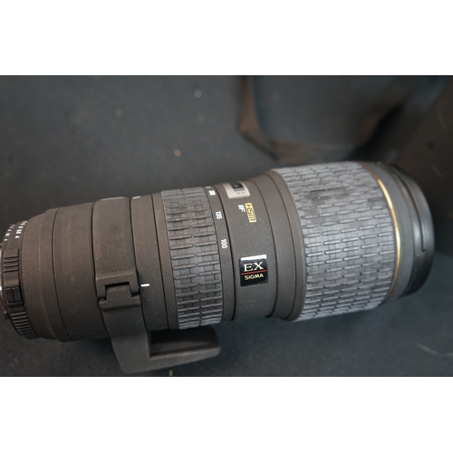 61 - Sigma 100-300mm F4 EX APO lens for Nikon