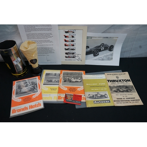 62 - Thrust SSC and F1 Interest Lot of Ephemera & Collectables