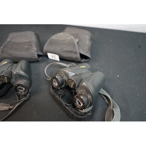 65 - Nikon Travelite EX Binoculars (Two Pairs)