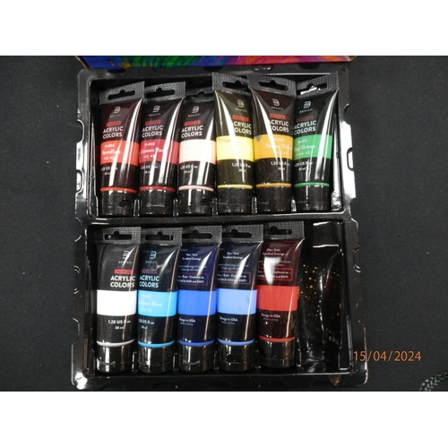 1229 - Benicci acrylic paint set