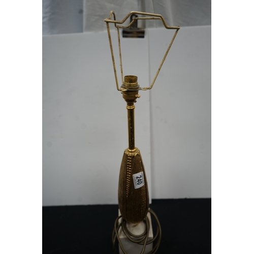 1240 - Mid century lamp H:55cm