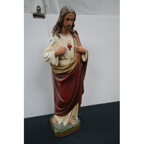 1245 - Sacred Heart statue H:60cm