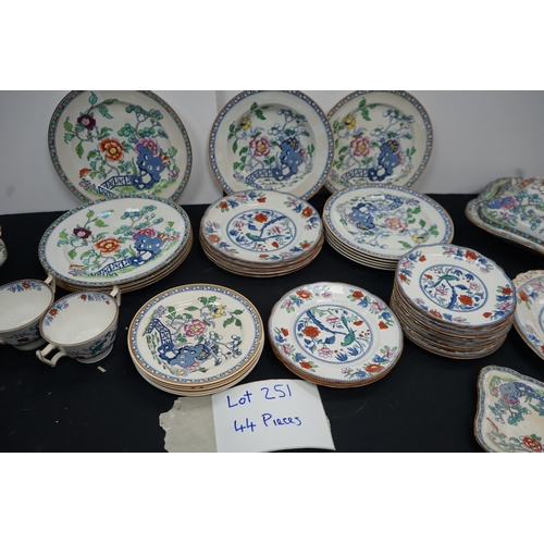 1251 - 44 pieces of Booths Pekin China