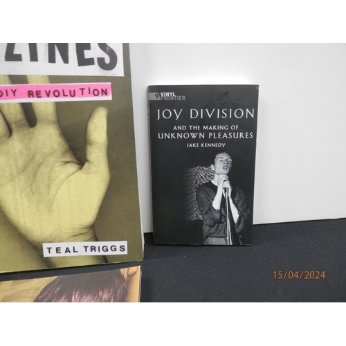 1260 - Good Collection of Music Themed Books to include Signed Johnny Marr Book, Bowie etc