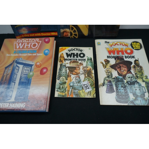 1267 - Early era Doctor Who books and magazine