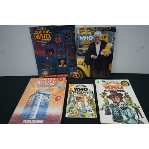 1267 - Early era Doctor Who books and magazine