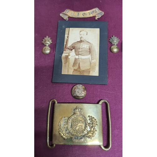 186 - Set of old Military British Army items