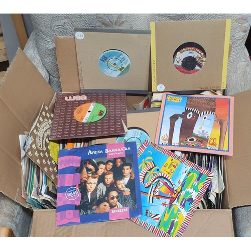 184 - Good selection of single vinyl records