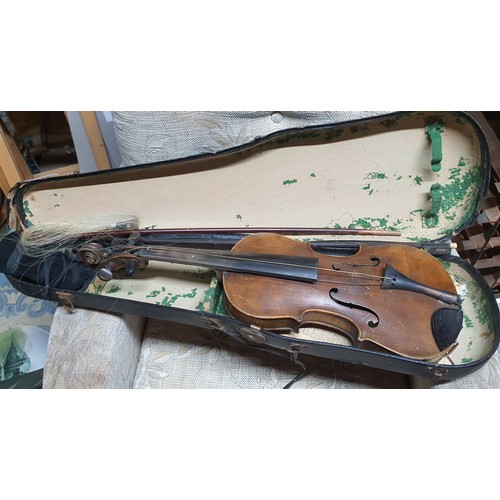 211 - Old Violin with case