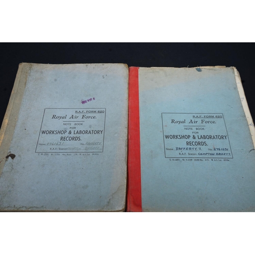 1207 - Two RAF Workshop Record Notebooks