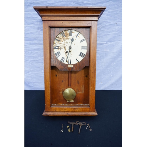 1284 - Garrard Wall Clock (Missing Glass)