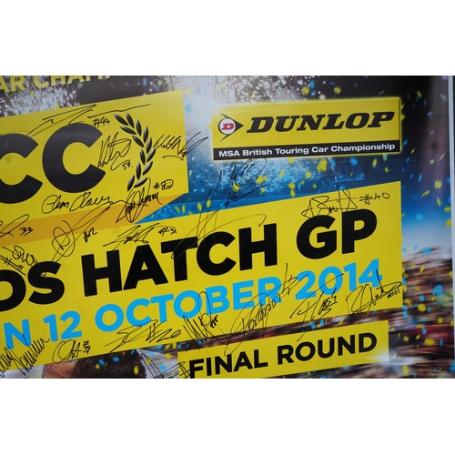 2D - Formula One Interest: Brands Hatch GP 2014 Autographed Poster