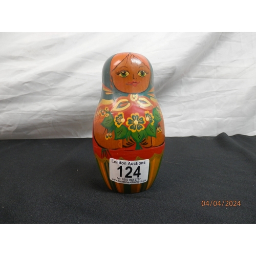 124 - Set of Vintage Russian Dolls