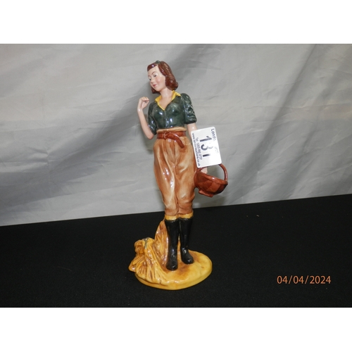 131 - Royal Doulton Classics The Landgirl Figurine