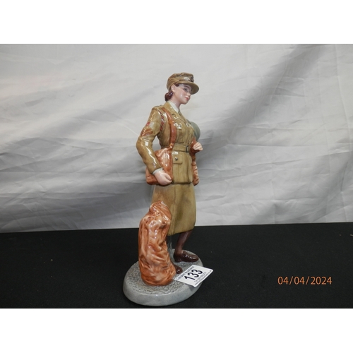 133 - Royal Doulton Ltd Edition Figurine: Auxillery Terrotorial Service