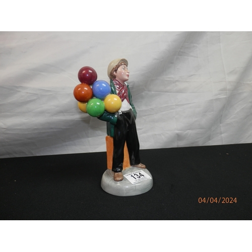 134 - Royal Doulton Balloon Boy Figurine