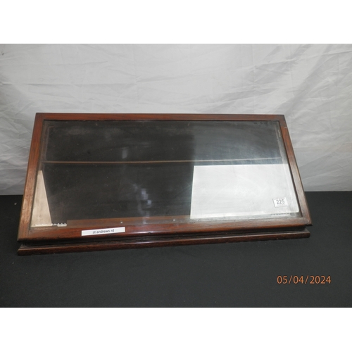 225 - Large Glazed Tea Spoon Display Case 74cm x 30cm