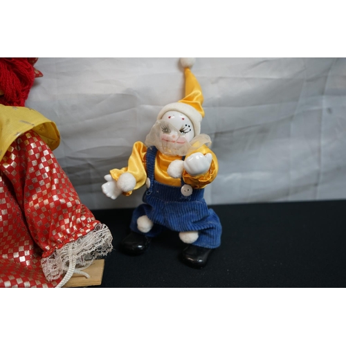 336 - Vintage Clown Puppet etc