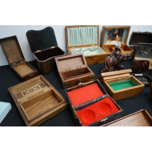 398 - Good Lot of Various Wooden Boxes etc