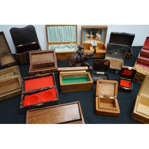 398 - Good Lot of Various Wooden Boxes etc