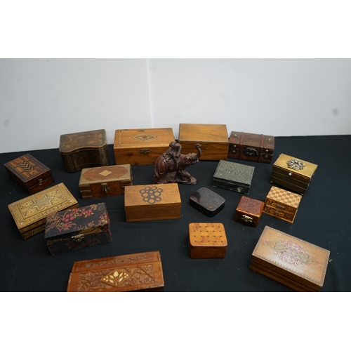 398 - Good Lot of Various Wooden Boxes etc