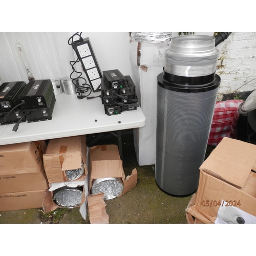 311 - Huge Lot of Hydroponics Equipment Mostly New