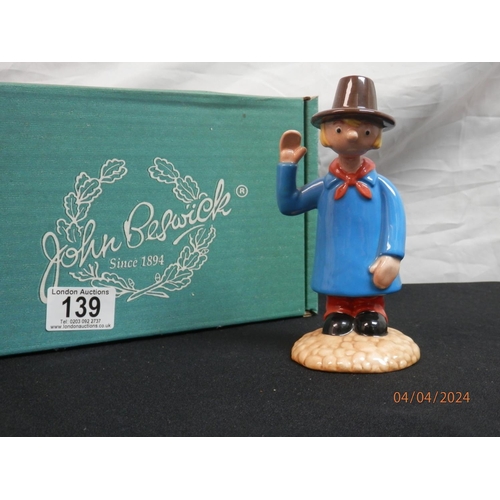 139 - Boxed Ltd Edition Beswick Windy Miller Figurine