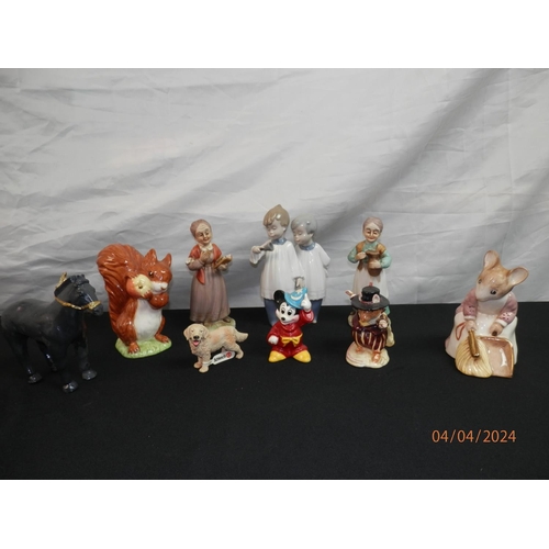 140 - Good Collection of Figurines to incl.Beatrix Potter, Disney etc