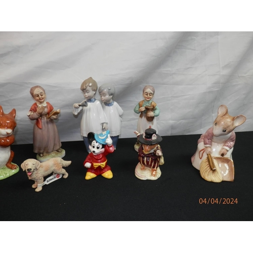 140 - Good Collection of Figurines to incl.Beatrix Potter, Disney etc