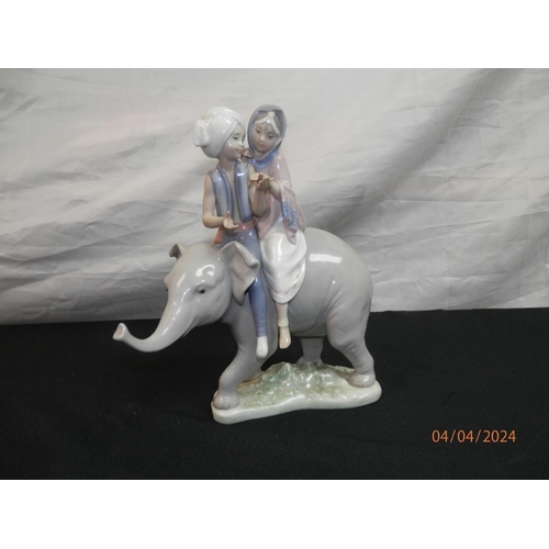 149 - Large Mint and Boxed Lladro Figurine-Hindu Children