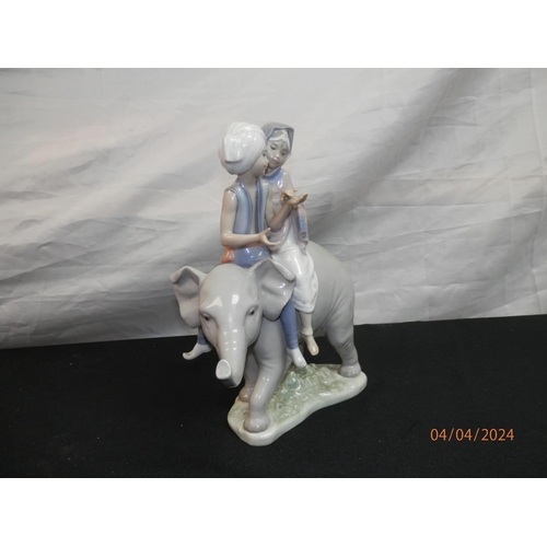 149 - Large Mint and Boxed Lladro Figurine-Hindu Children