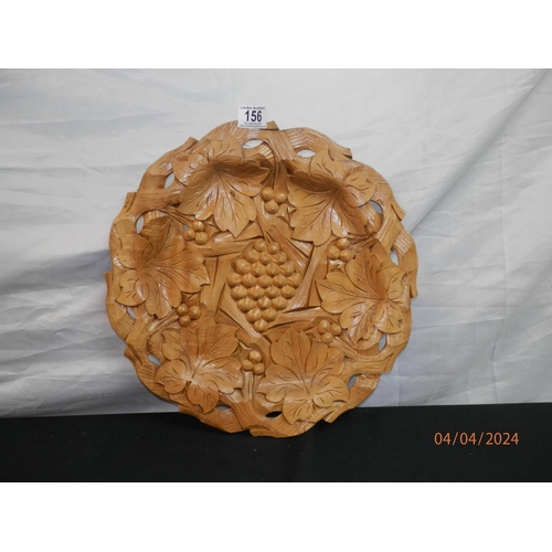 156 - Carved Wooden Dish