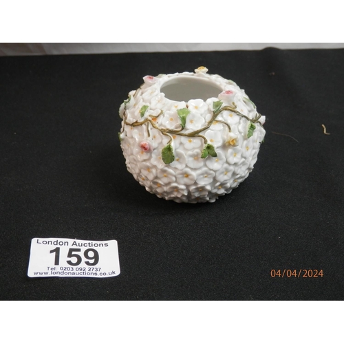 159 - Ernst Bohne & Sohne Porcelain Miniature Pot