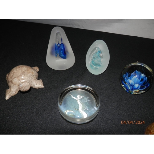 162 - Lot of Various Paperweights