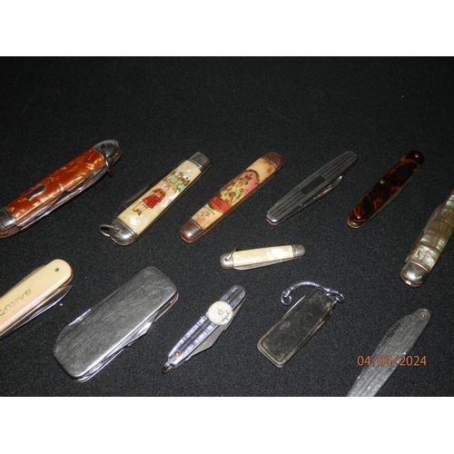 177 - Good Collection of Pen Knives etc