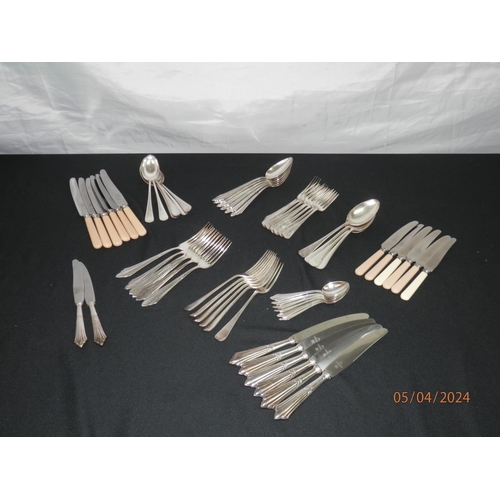 238 - Large Lot of Vintage Silver Plated Cutlery