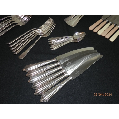 238 - Large Lot of Vintage Silver Plated Cutlery