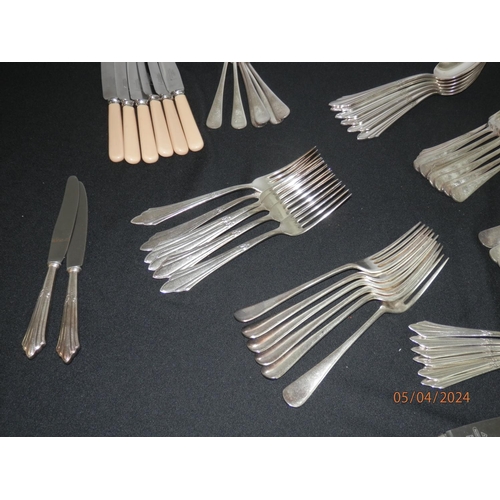 238 - Large Lot of Vintage Silver Plated Cutlery