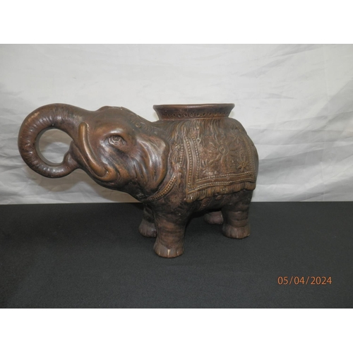 241 - Large Ceramic Elephant 25cm Tall