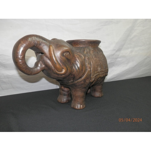 241 - Large Ceramic Elephant 25cm Tall