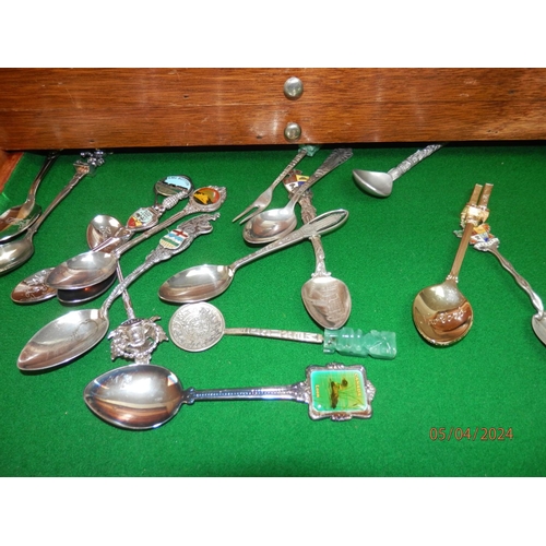 244 - Good Collection of Tea Spoons to Include Silver, Silver Plate and White Metal examples in a Set of C... 