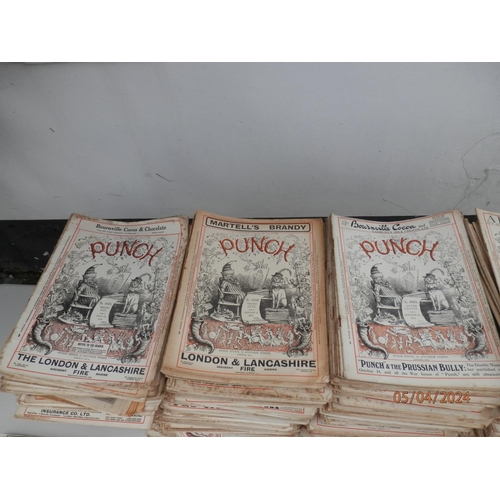 250 - Huge Collection of Early 20th Century Punch Magazines PLUS VARIOUS MAPS